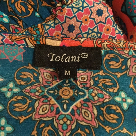 Anthropologie Tolani dress size M with bell sleeve - Picture 5 of 5